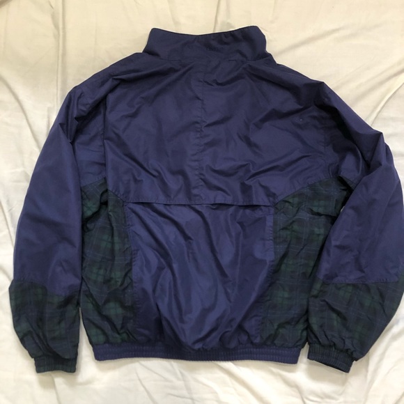 Sun Mountain Sports Dark Purple Green Plaid Jacket - Picture 6 of 7